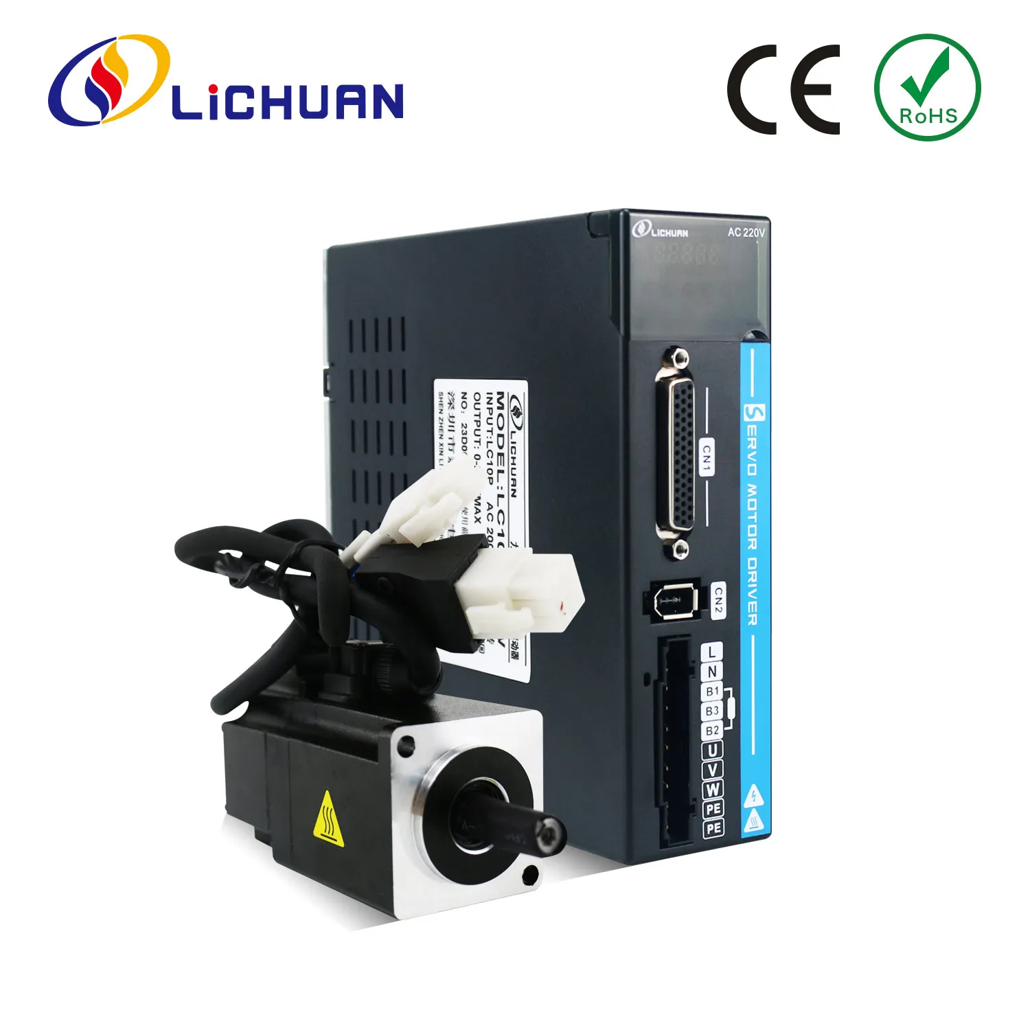 How do you control an AC servo motor?