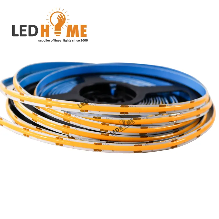 High CRI Ra90 2700K COB LED Strip 6mm FPCB Width LED Lighting